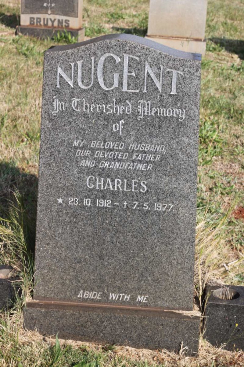 NUGENT Charles 1912-1977