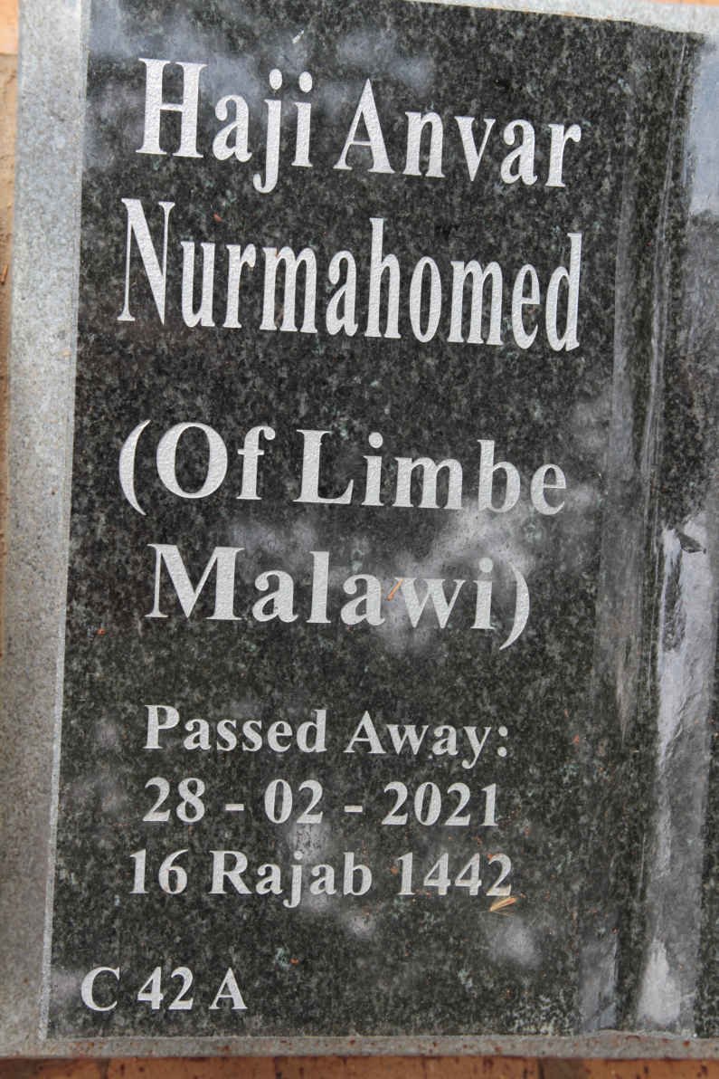 NURMAHOMED Haji Anvar -2021