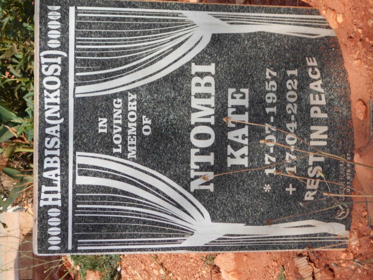NTOMBI Kate 1957-2021