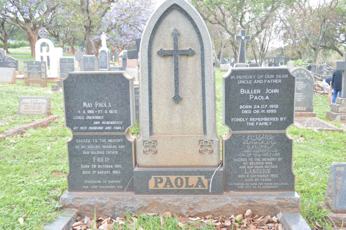 PAOLA Labeebie -1950 :: PAOLA Fred 1910-1962