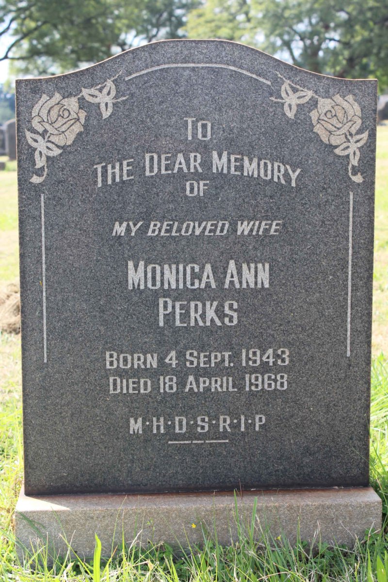 PERKS Monica Ann 1943-1968