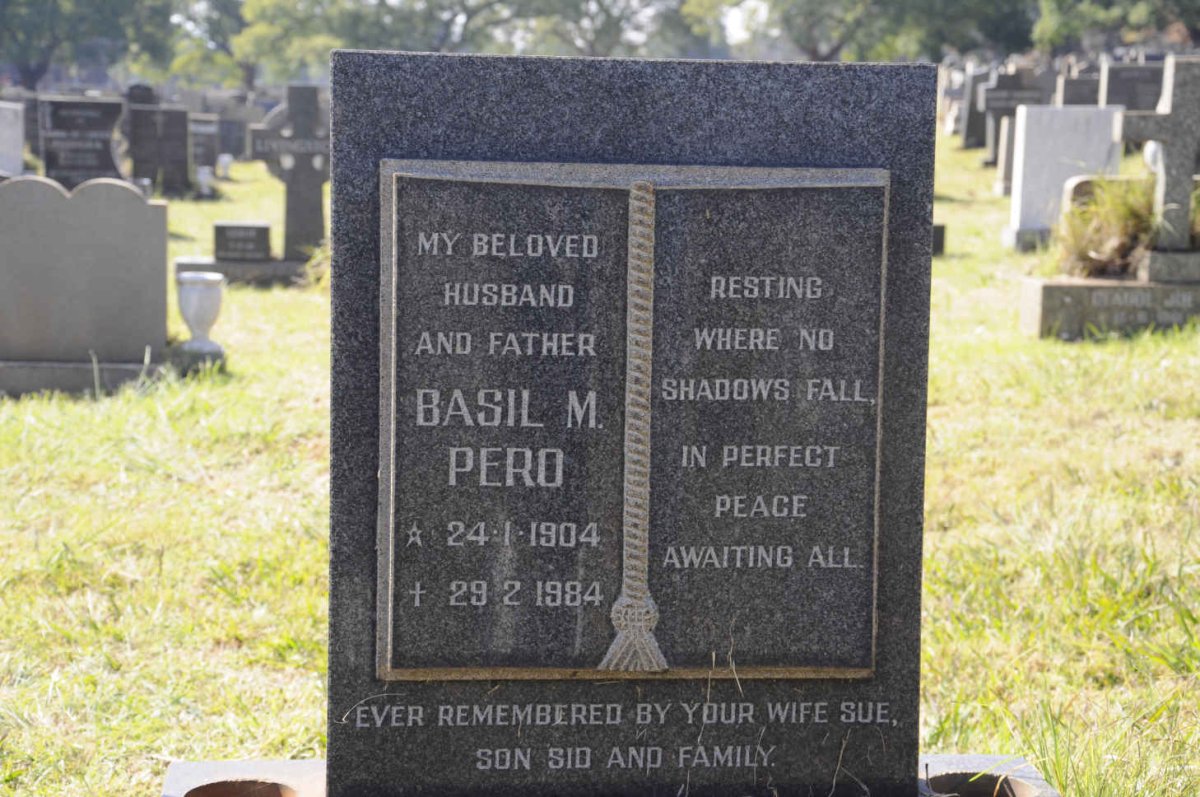 PERO Basil M. 1904-1984