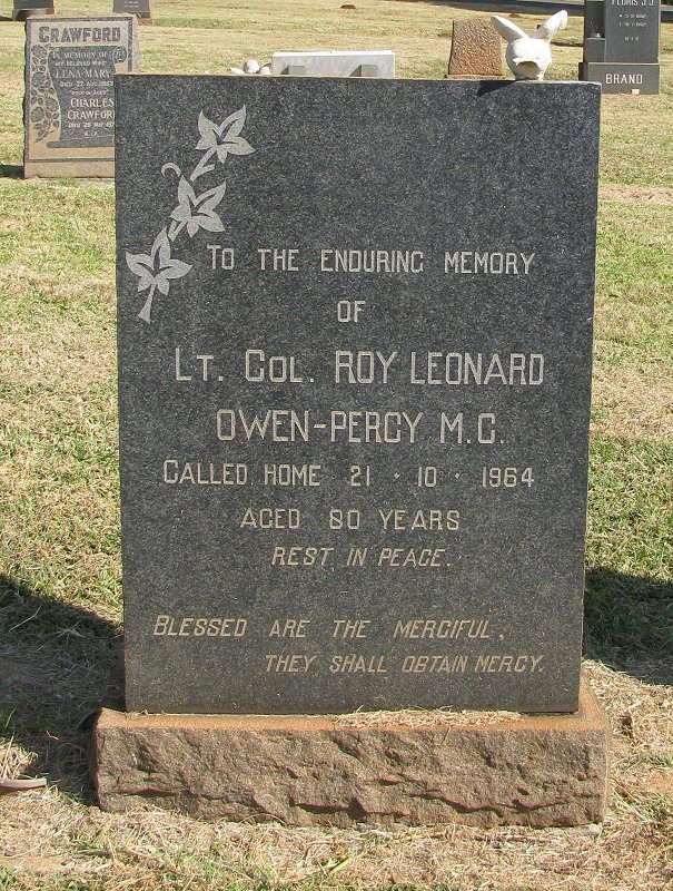 PERCY Roy Leonard, OWEN -1964
