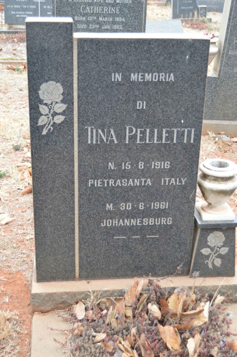 PELLETTI Tina 1916-1961