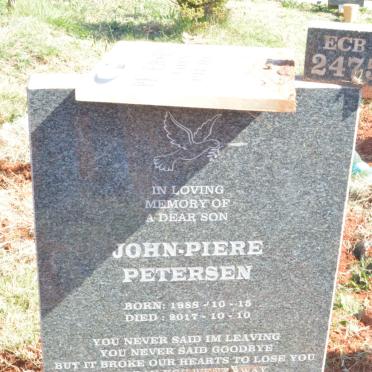 PETERSEN John-Pierre 1988-2018