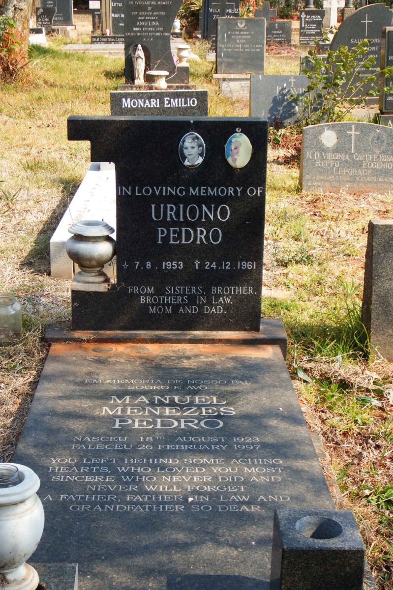 PEDRO Manuel Menezes 1923-1997 :: PEDRO Uriono 1953-1961