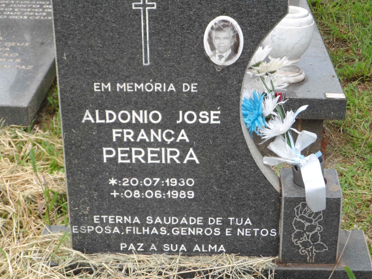 PEREIRA Aldonio Jose Franca 1930-1989