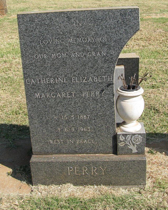 PERRY Catherine Elizabeth Margaret 1887-1963