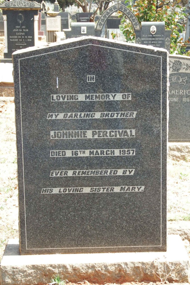 PERCIVAL Johnnie -1957
