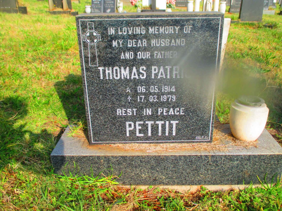 PETTIT Thomas Patrick 1914-1979