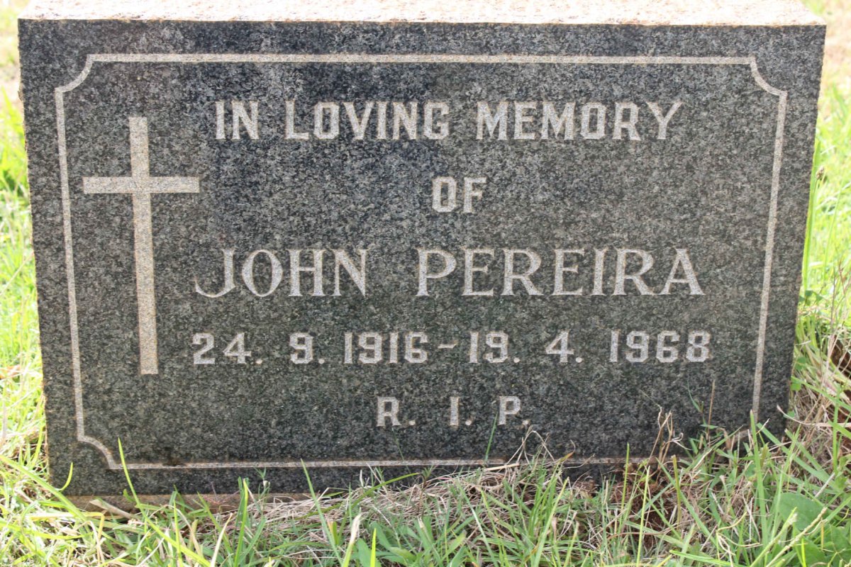 PEREIRA John 1916-1968