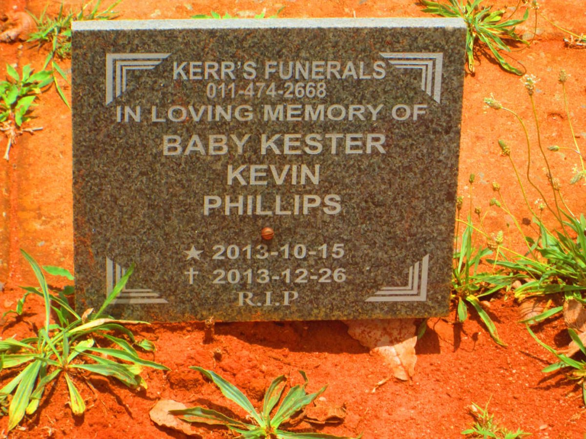 PHILLIPS Kester Kevin 2013-2013