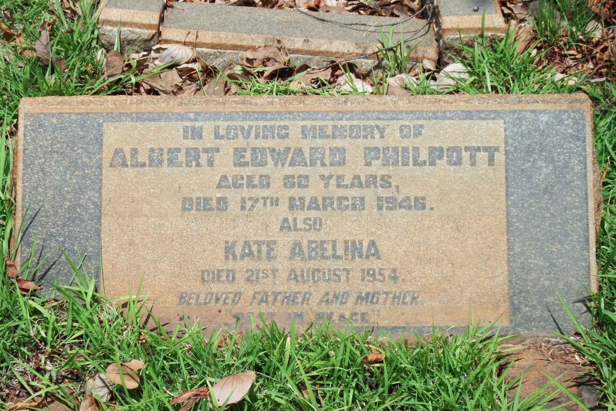 PHILPOTT Albert Edward 1946 &amp; Kate Abelina -1954