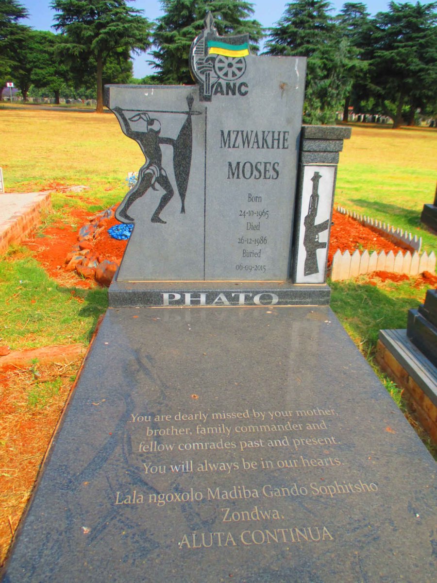 PHATO Mzwakhe Moses 1965-1986