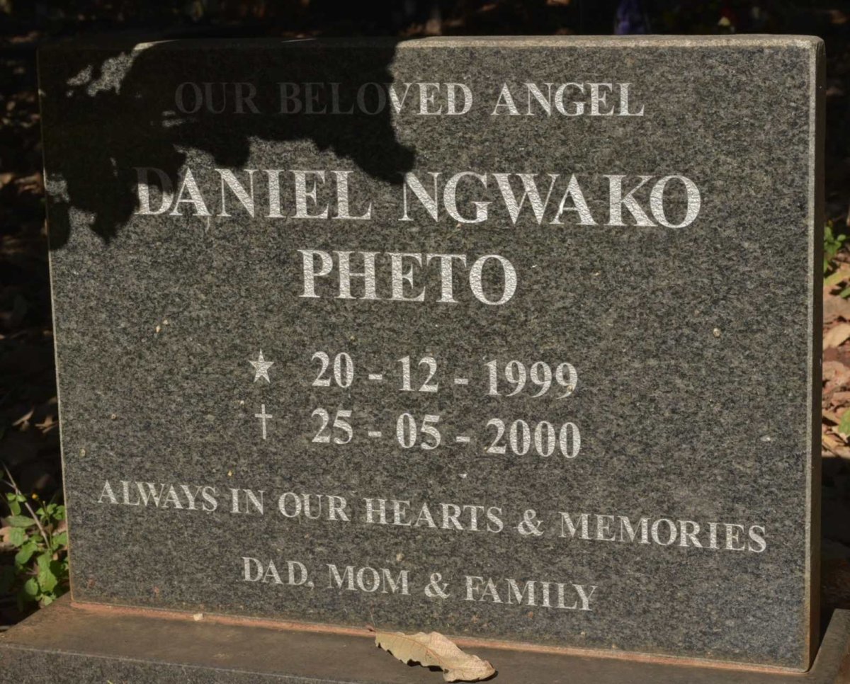 PHETO Daniel Ngwako 1999-2000