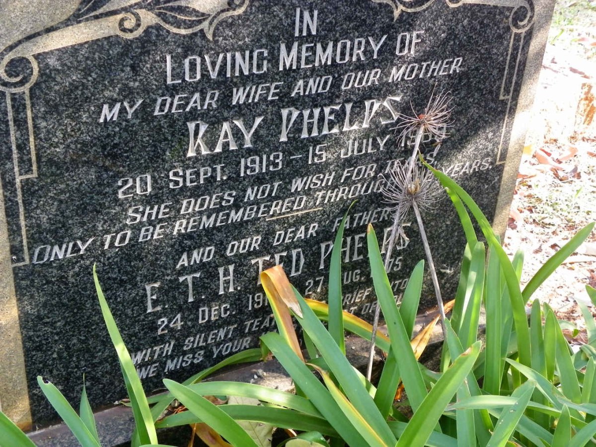 PHELPS E.T.H. 1912-1975 &amp; Kay 1913-1969