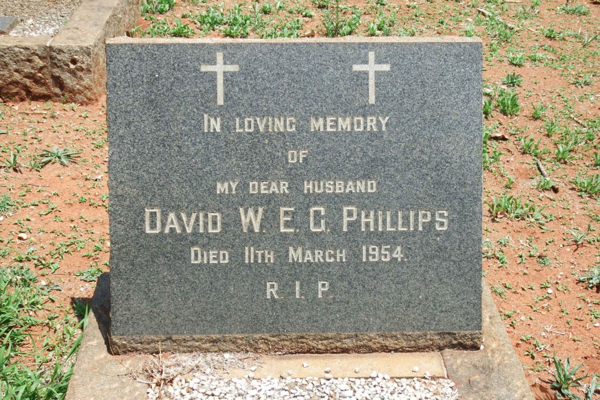 PHILLIPS David W.E.G. -1954