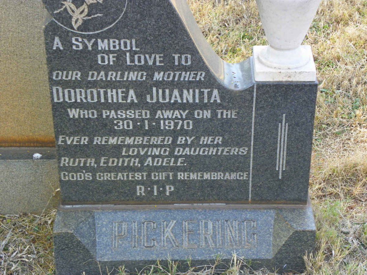 PICKERING Dorothea Juanita -1970