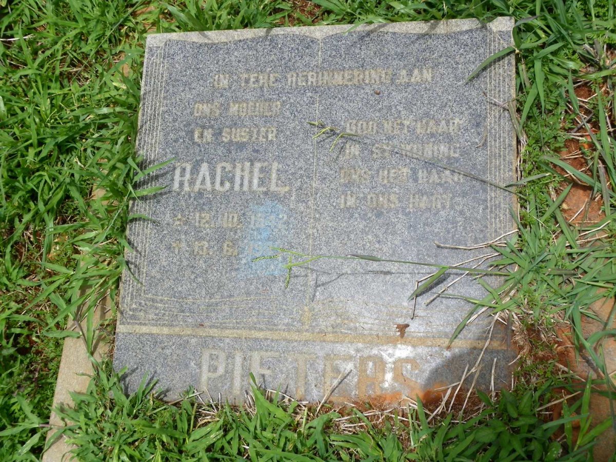 PIETERS Rachel 1942-1983