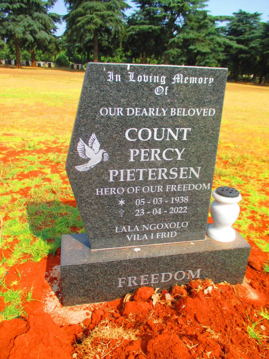 PIETERSEN Count Percy 1938-2022