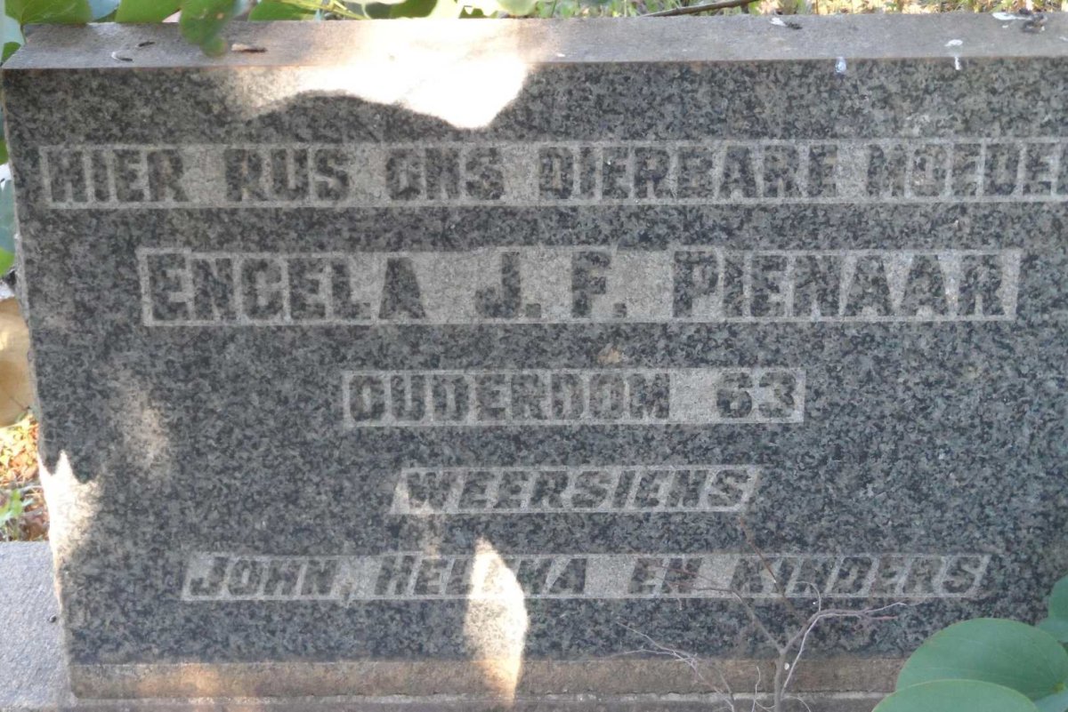 PIENAAR Engela J.F.