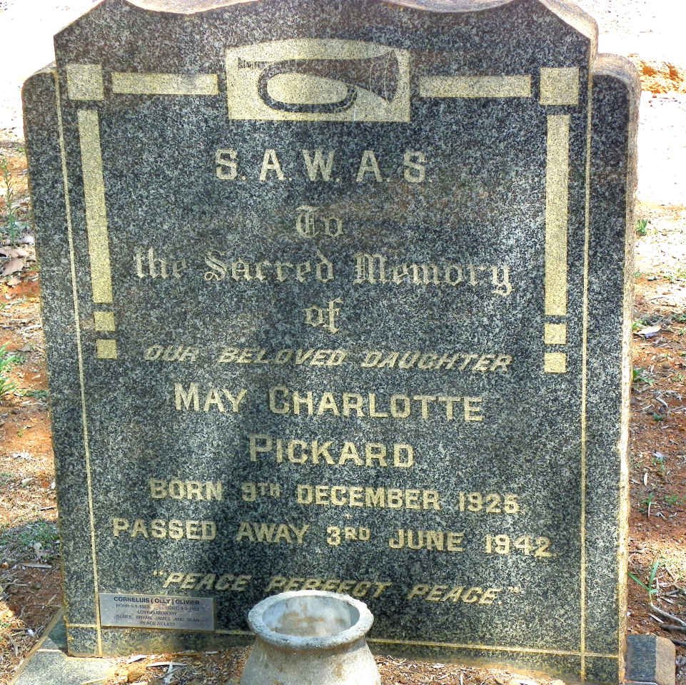 PICKARD May Charlotte 1925-1942