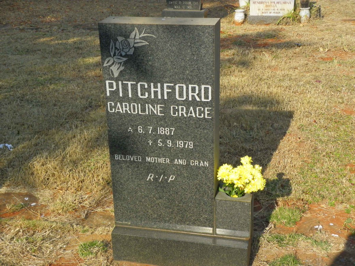 PITCHFORD Caroline Grace 1887-1979