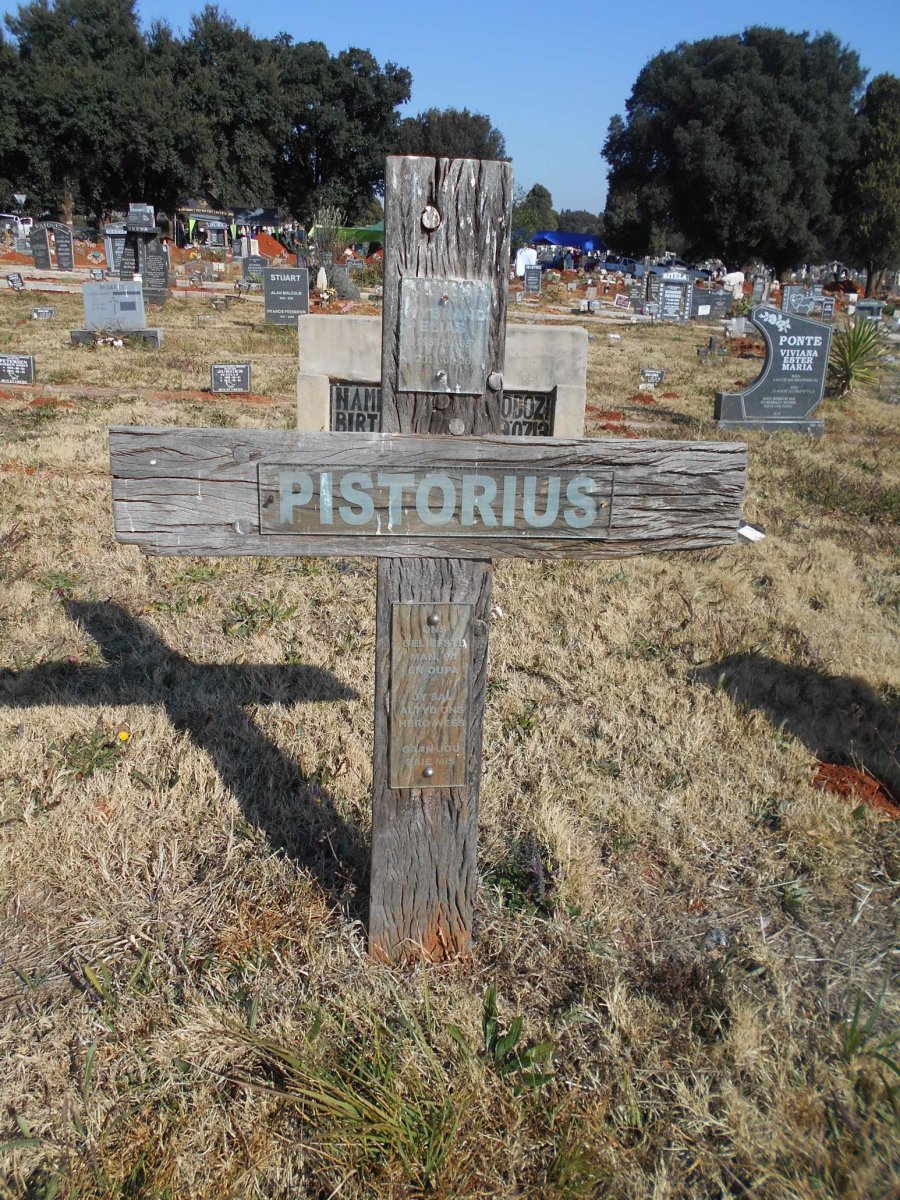PISTORIUS Wybrand Elias 1958-2011