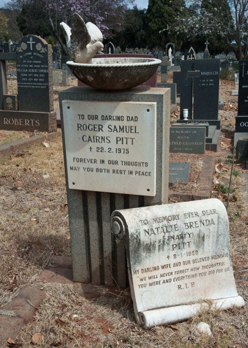 PITT Roger Samuel Cairns -1975 &amp; Natalie Brenda -1959 :: TURNER Natalie Gertrude -1964