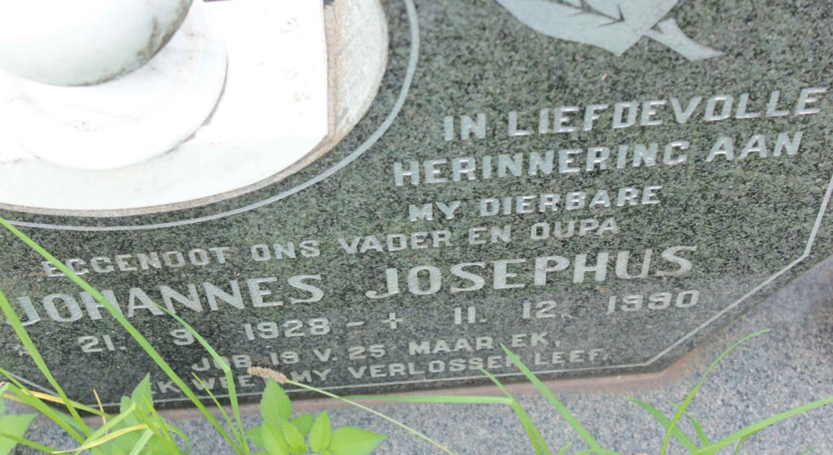 PIETERSE Johannes Josephus 1928-1990 &amp; Neeltjie Elizabetha Phillippina 1935-2000