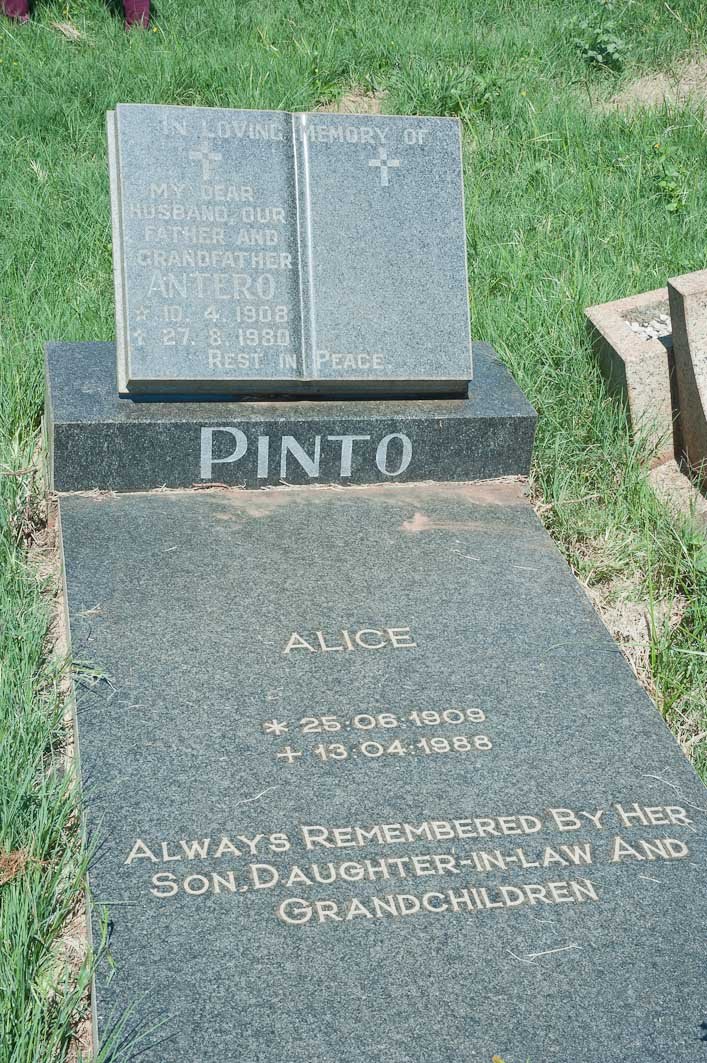 PINTO Antero 1908-1980 &amp; Alice 1909-1988