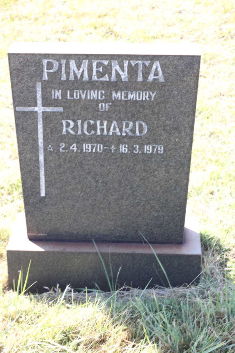 PIMENTA Richard 1970-1979