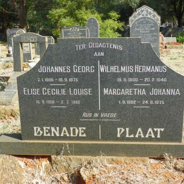 PLAAT :: BENADE