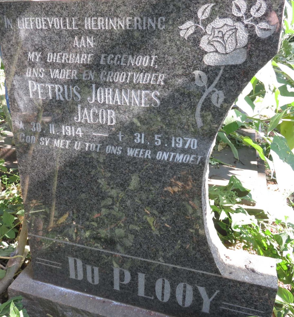 PLOOY Petrus Johannes Jacob, du 1914-1970