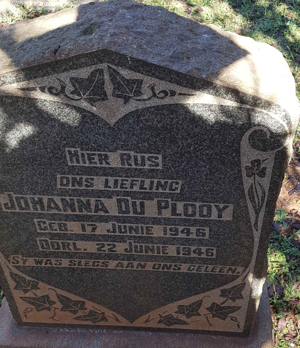 PLOOY Johanna, du 1946-1946
