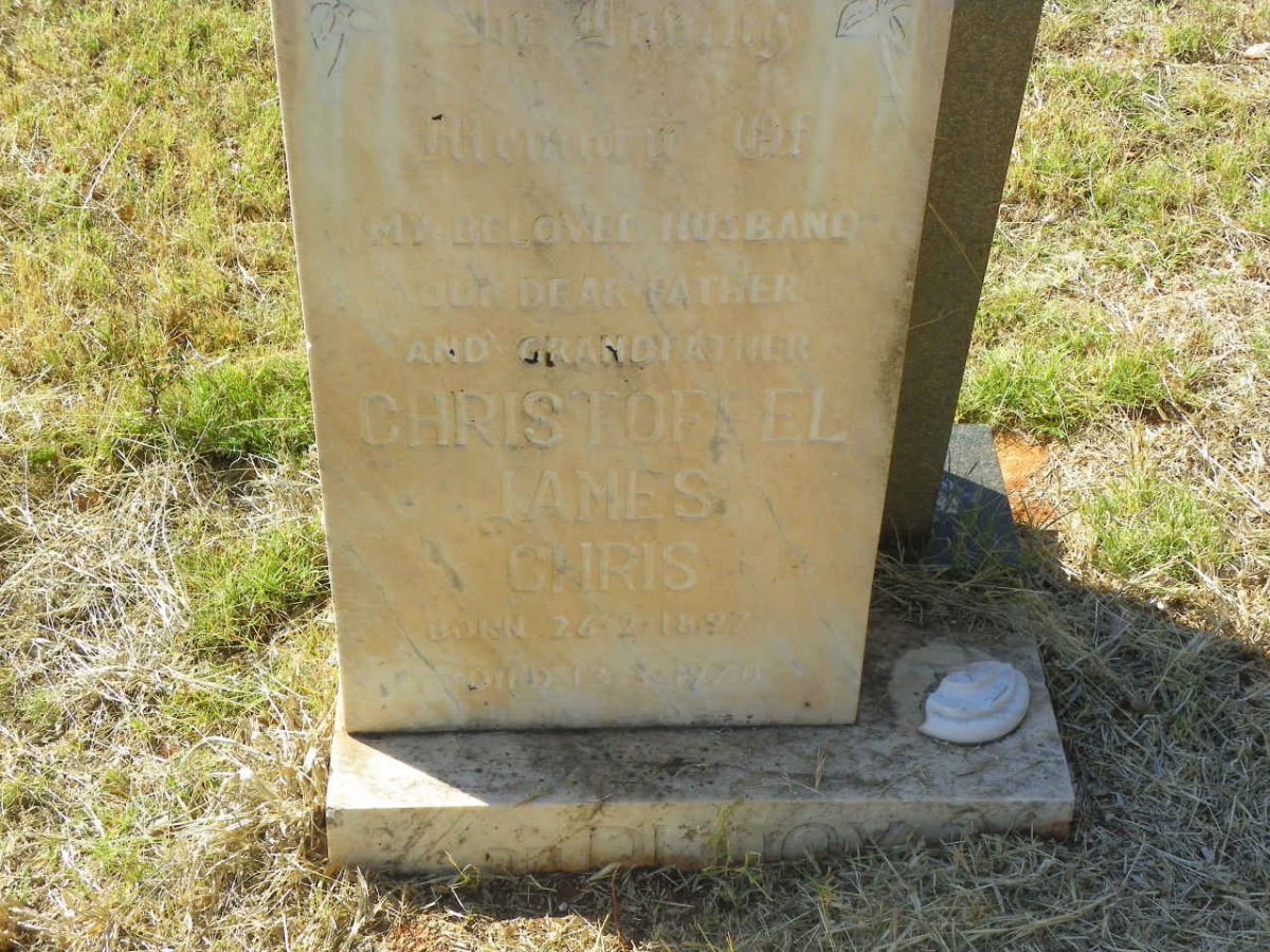 PLOOY Christoffel James , du  1897-1970