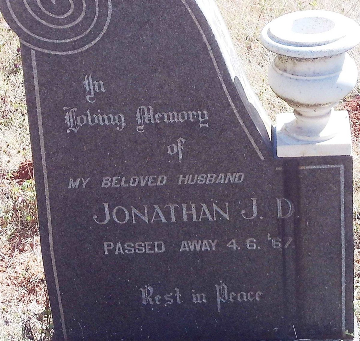 PLESSIS Jonathan J.D. , du -1967