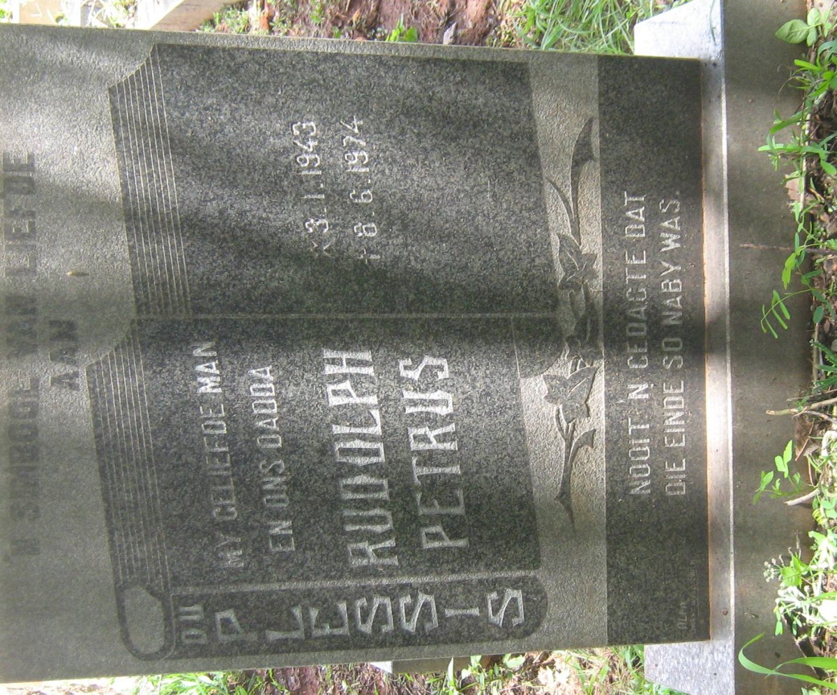 PLESSIS Rudolph Petrus, du 1943-1974