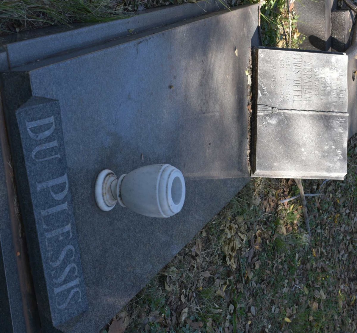 PLESSIS Abraham Christoffel, du 1926-1978