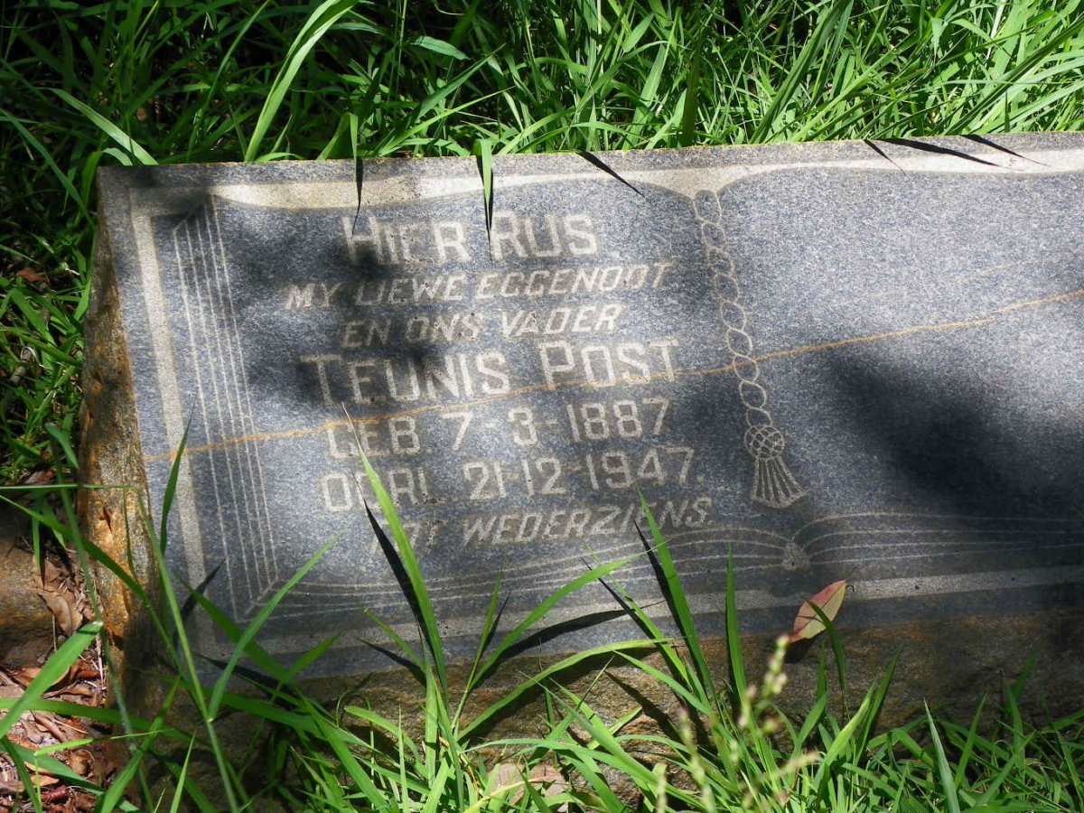 POST Teunis 1887-1947
