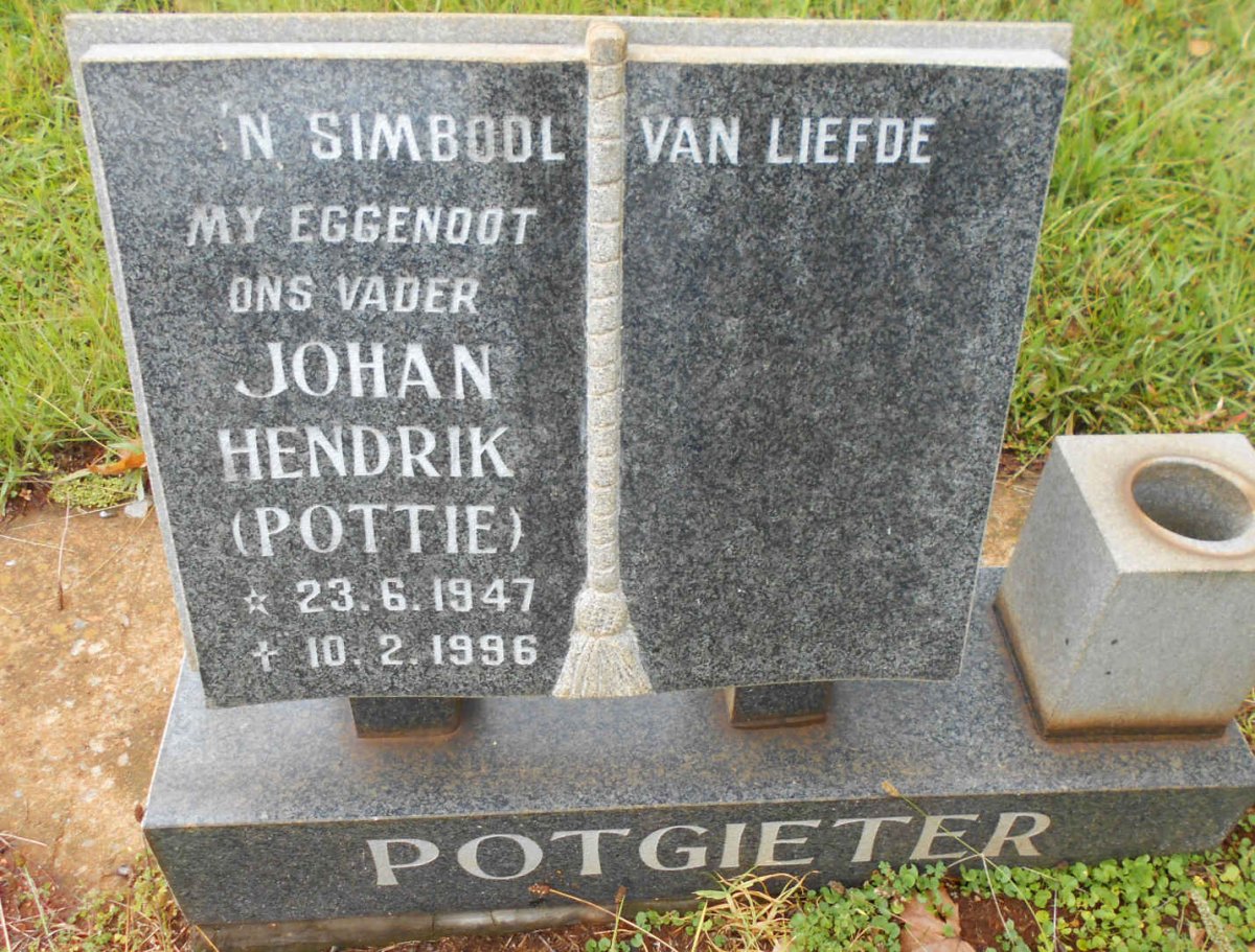 POTGIETER Johan Hendrik 1947-1996
