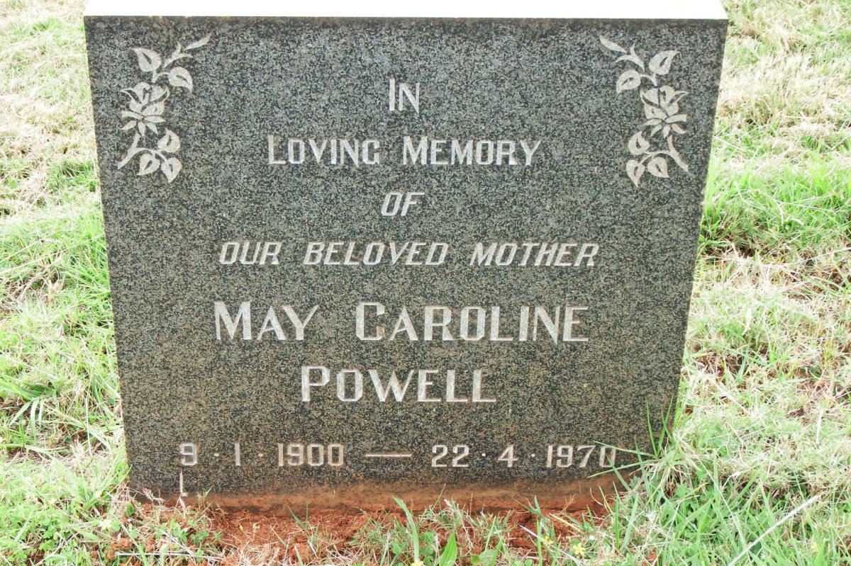 POWELL May Caroline 1900-1970