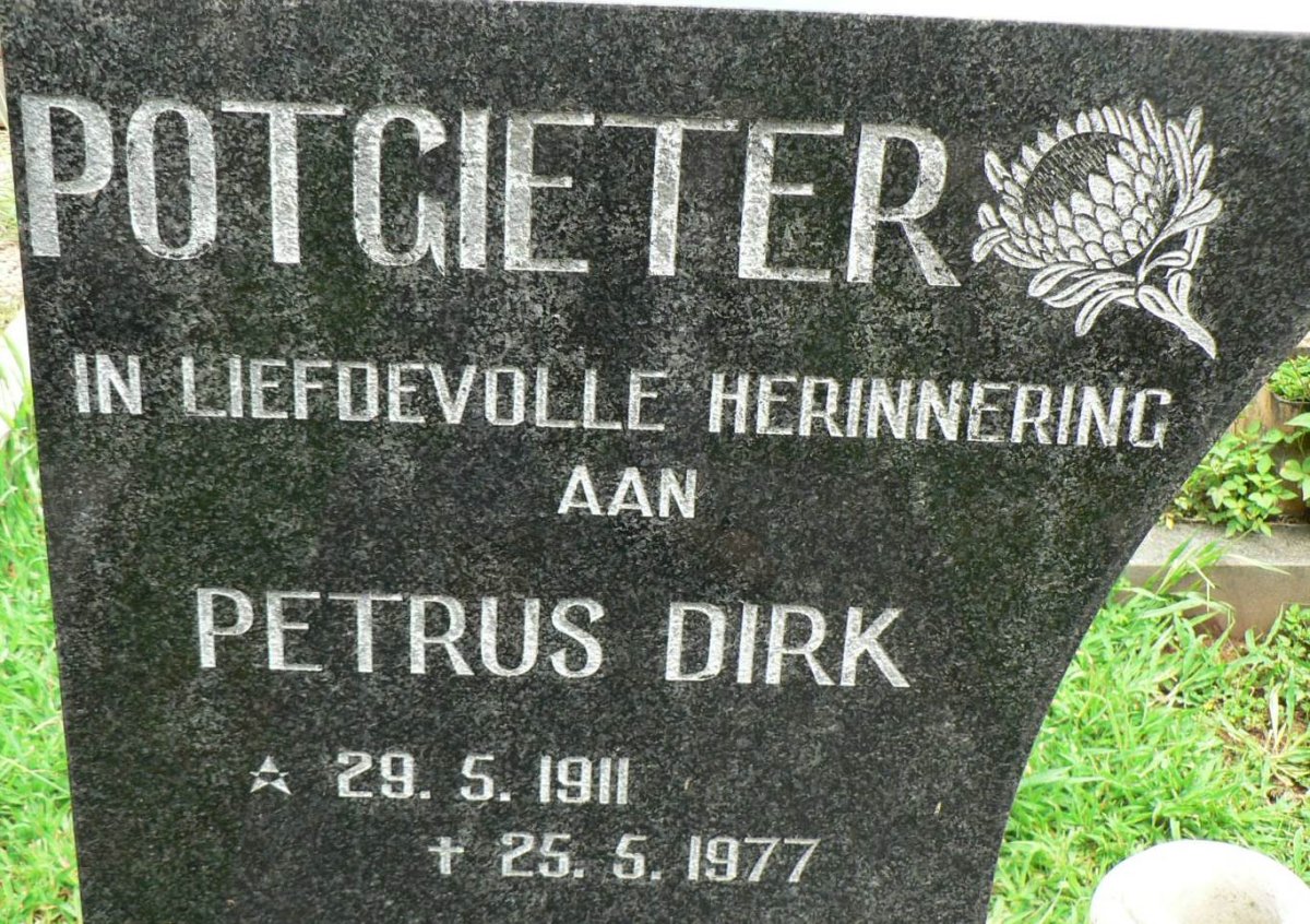 POTGIETER Petrus Dirk 1911-1977
