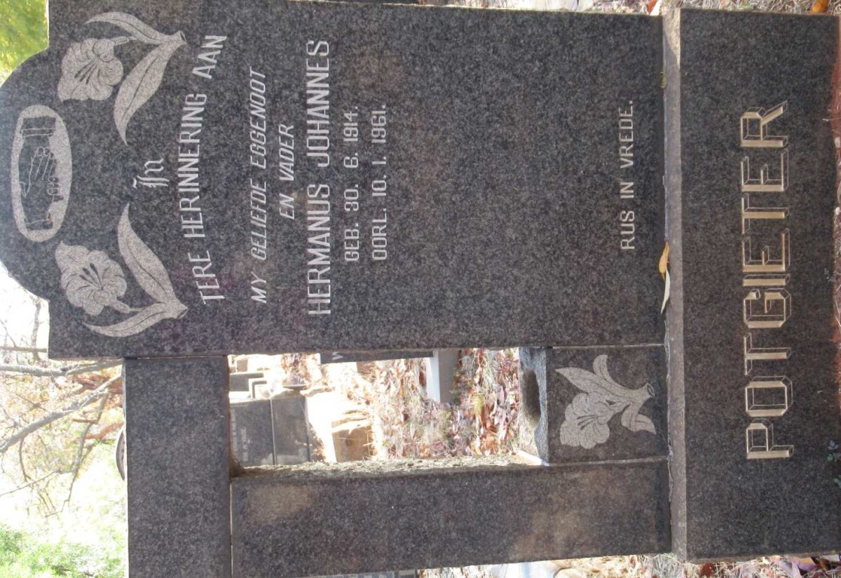 POTGIETER Hermanus Johannes 1914-1961