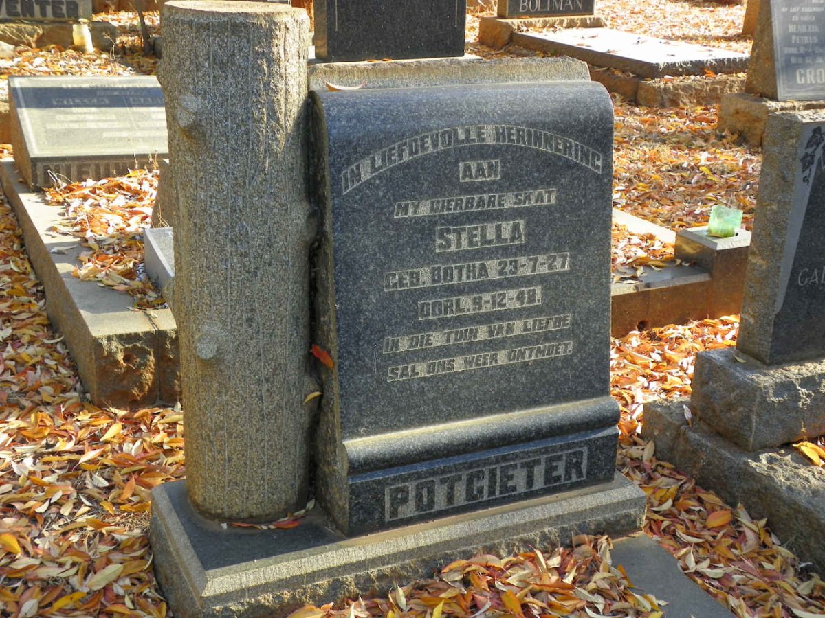 POTGIETER Stella nee BOTHA 1927-1948