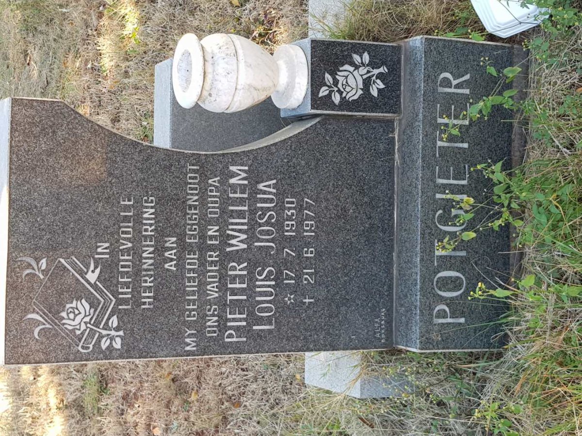 POTGIETER Pieter Willem Louis Josua 1930-1977