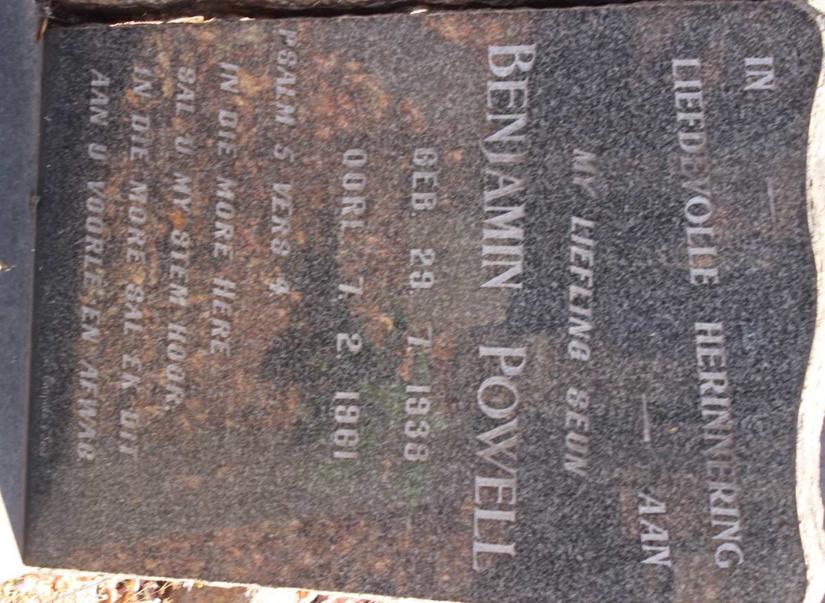 POWELL Benjamin 1938-1961