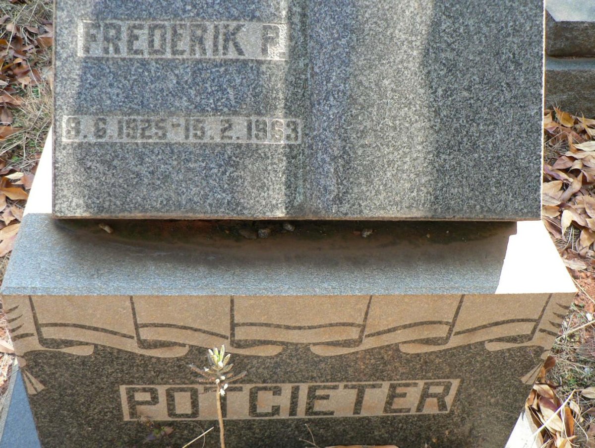 POTGIETER Frederik P. 1925-1963