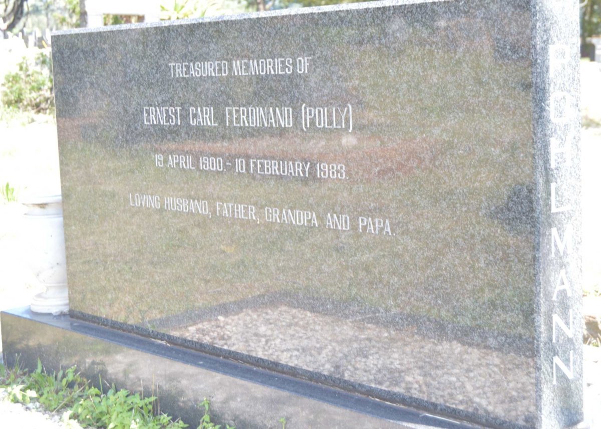 POHLMANN Ernest Carl Ferdinand 1900-1983
