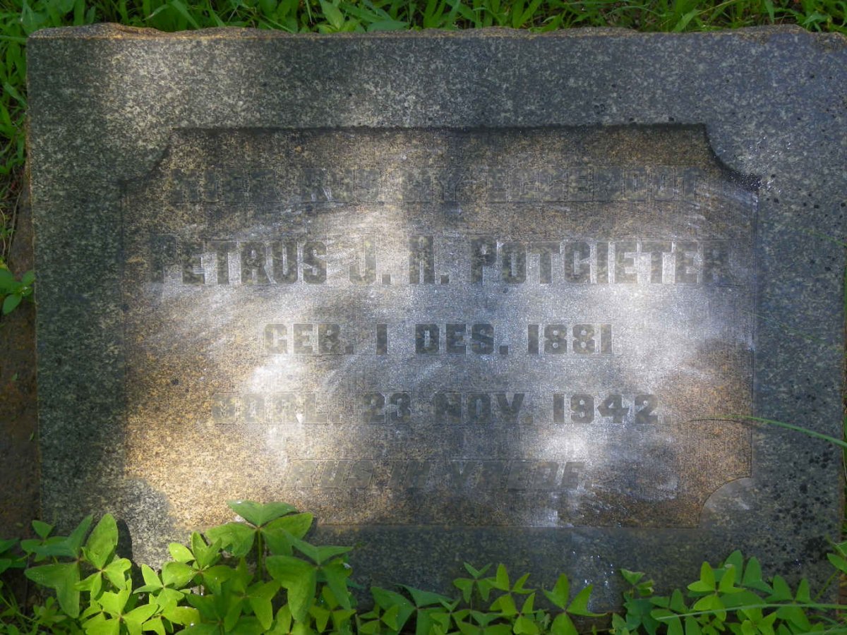 POTGIETER Petrus J.H. 1881-1942